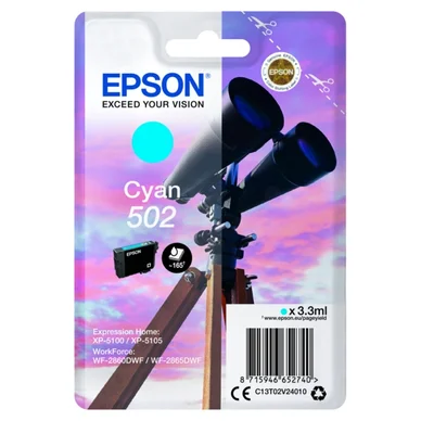 Epson Epson 502 Mustepatruuna Cyan C13T02V24010 Vastaa: N/A