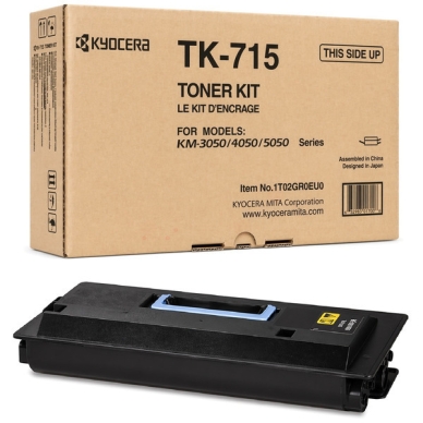 Kyocera Tonerkassette sort 34.000 sider TK-715 Modsvarer: N/A billede