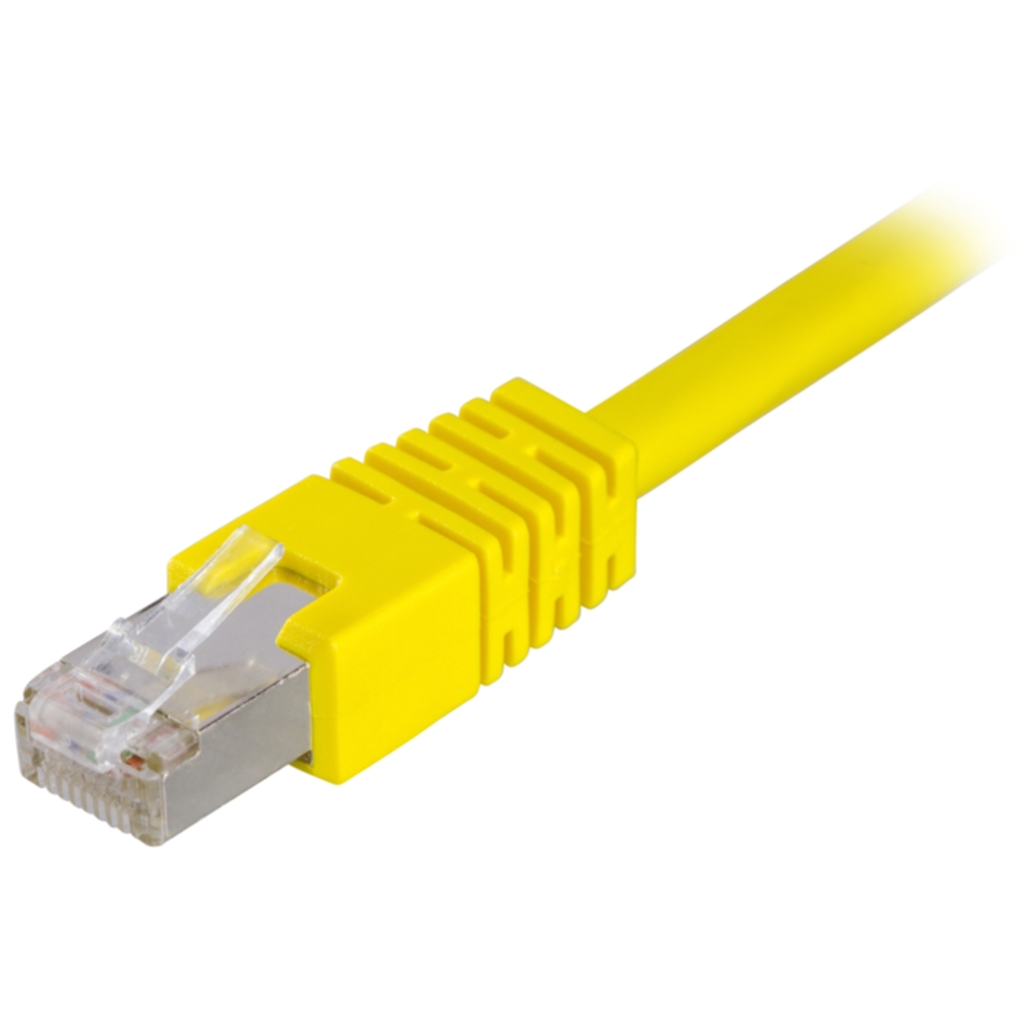 DELTACO U/UTP Cat6 patchkabel 7 m, gul