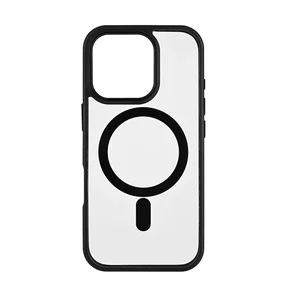 Bumper-suojakuori MagSeries musta/kirkas iPhone 16 Pro