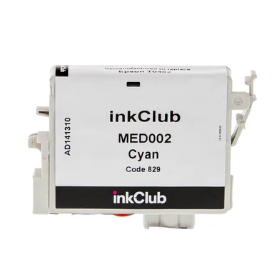 inkClub Blækpatron cyan, erstatter Epson T0482 MED002 Modsvarer: T0482