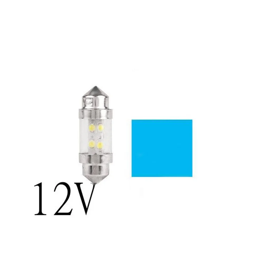 Bosma blå LED spollampa 10x36 S8,5 12V 2-pack