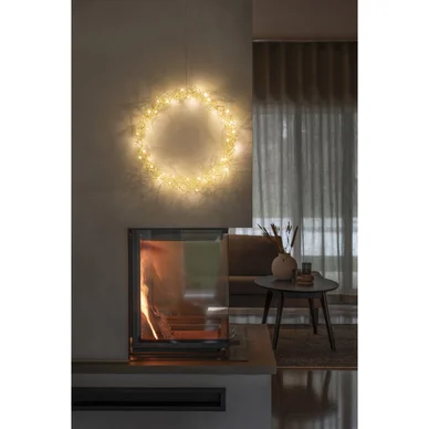 Konstsmide Konstsmide Kranssi messinki, 40 LEDiä 45cm 1789-803 Vastaa: N/A