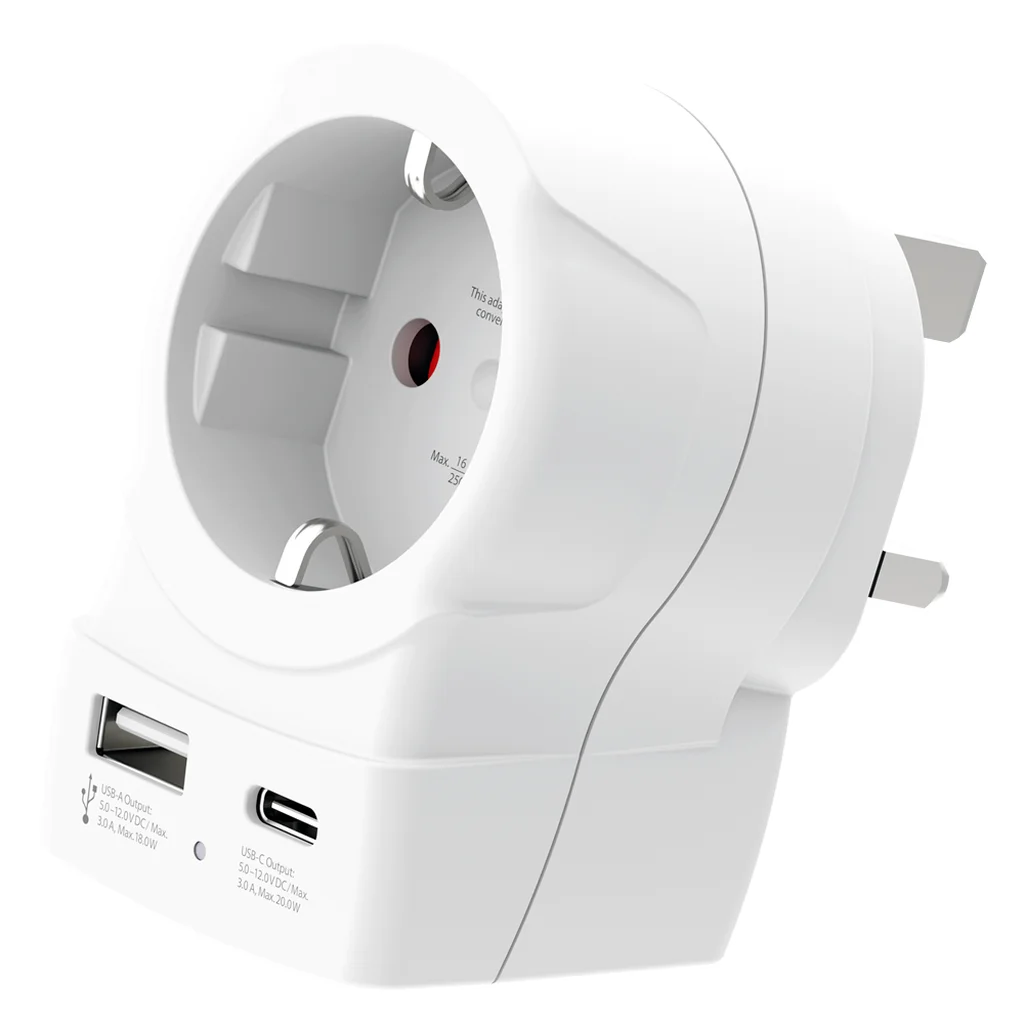 Skross Europe to UK USB AC20PD