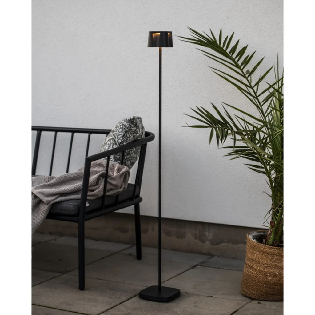Nice Golvlampa LED USB Svart 2700K/3000K dimbar