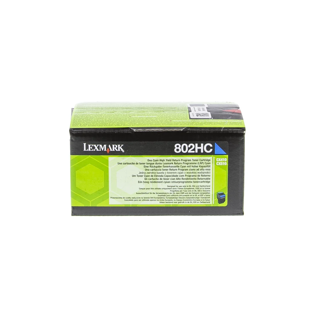 Lexmark 802HC Tonerkassett Cyan