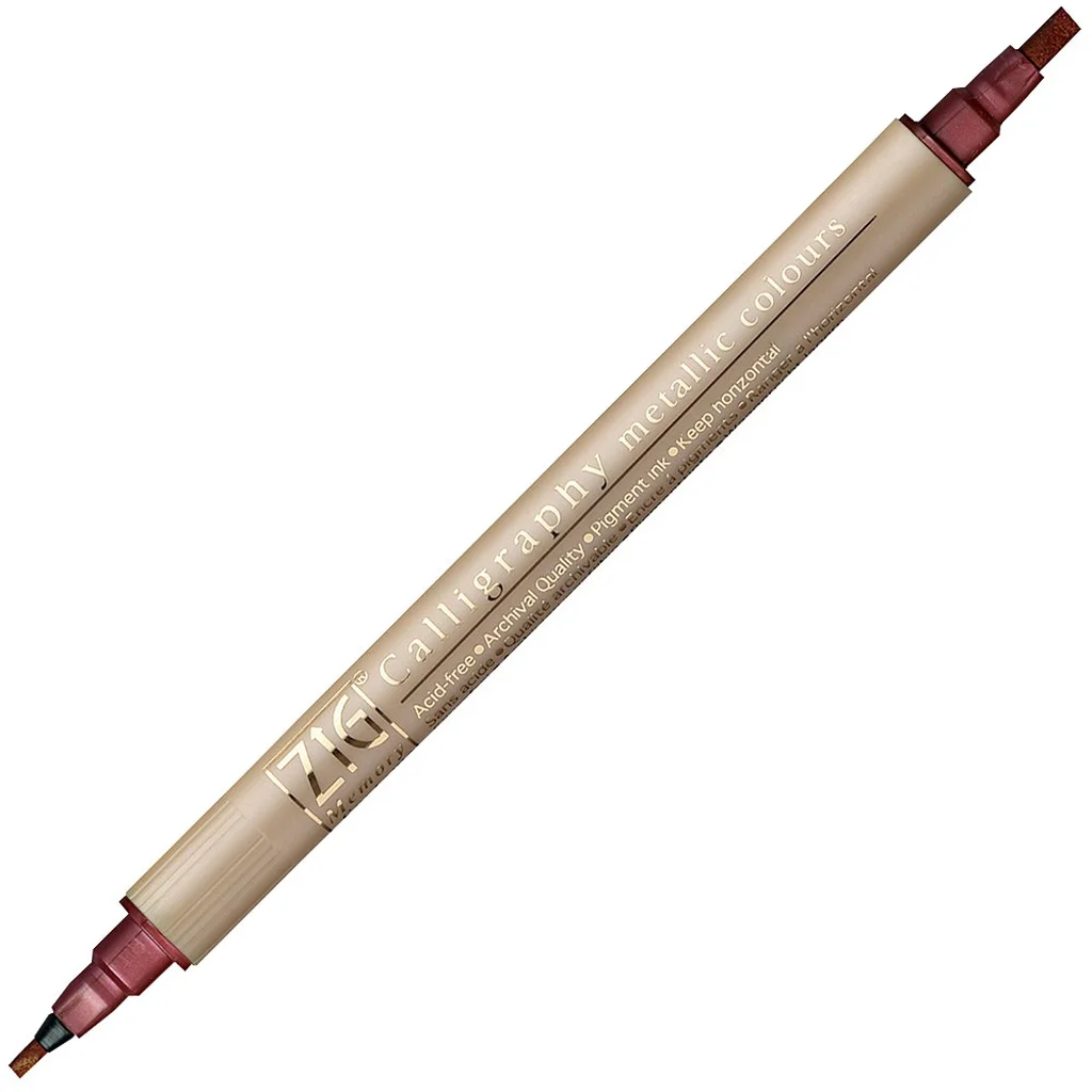 ZIG Calligraphy Metallic MS-8400 röd