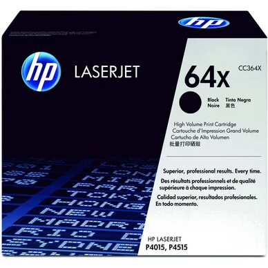 HP HP 64X Tonerkassette sort CC364X Modsvarer: N/A billede
