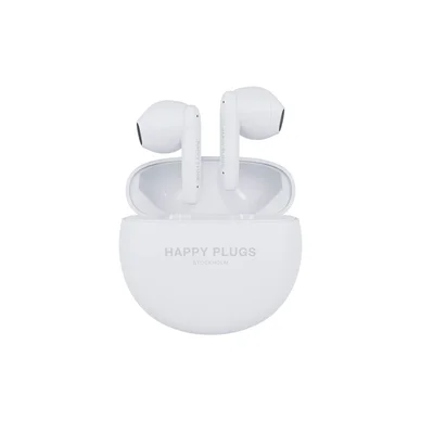 Happy Plugs Happy Plugs Høretelefoner Joy Lite In-Ear TWS Hvid 7319922326093 Modsvarer: N/A billede