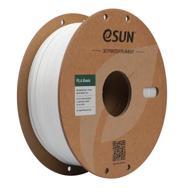 eSun eSUN PLA-Basic - White - 1.75mm - 1 kg 6922572210936 Modsvarer: N/A