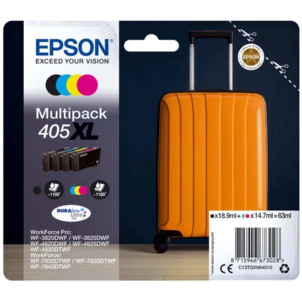 Epson Epson Blekkpatron MultiPack Epson 405XL BK/C/M/Y Blekk