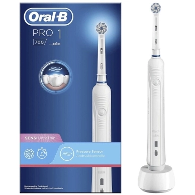 Oral-B alt Oral-B Elektrisk Tannbørste Pro 1 700 Sensi UltraThin