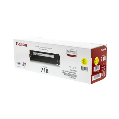 CANON 718Y Tonerkassett Gul