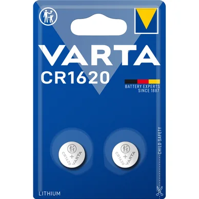 Varta CR1620 litiumnappiparisto - 2 kpl