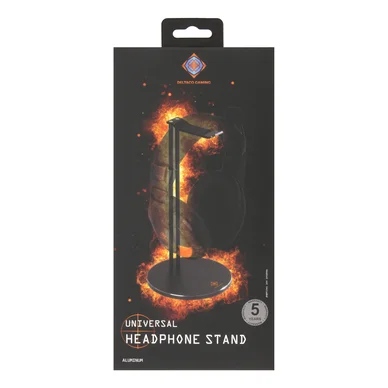 Deltaco Gaming Hörlursstativ, svart