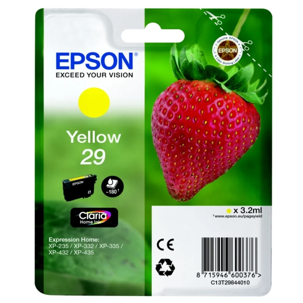 Epson 29 Bläckpatron Gul