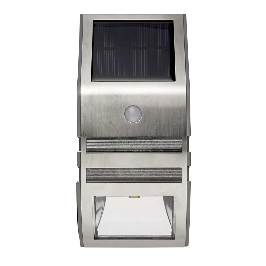 Väggbelysning med rörelsesensor/solceller