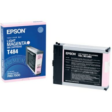 Epson Blækpatron lys magenta, 110 ml T484 Modsvarer: N/A