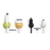 Bluelounge CableDrop 6-pack, Musta