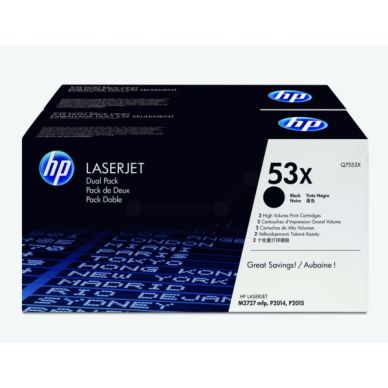 HP alt HP 53XD Värikasetti musta