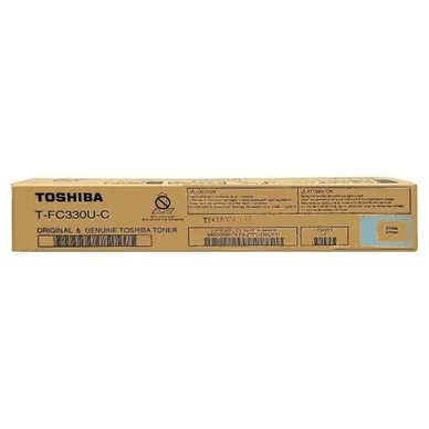 TOSHIBA Tonerkassette cyan, 17.400 sider T-FC330UC Modsvarer: N/A