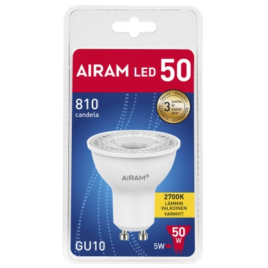 AIRAM alt GU10 LED Spotlight 4,2W 2700K 345 lumen