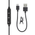 Streetz Stay-in-ear BT hovedtelefoner med mikrofon og medie/svar knapper, sort
