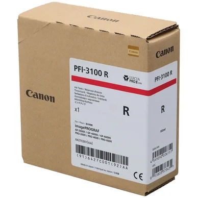Canon Canon PFI-3100 Blækpatron Rød PFI-3100R Modsvarer: N/A