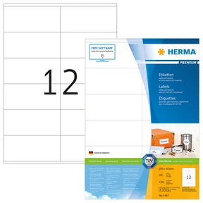 Etikett HERMA Premium A4 105x48 (100)