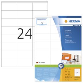 HERMA PREMIUM Etiketten A4, 70x36 (100)