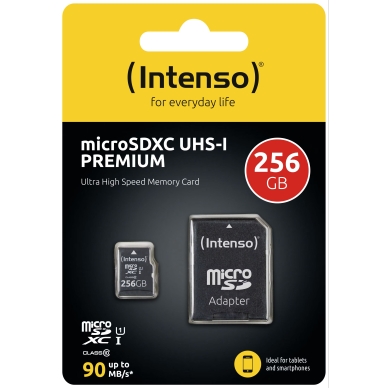 Intenso Intenso Micro SDXC 256GB UHS-I Premium