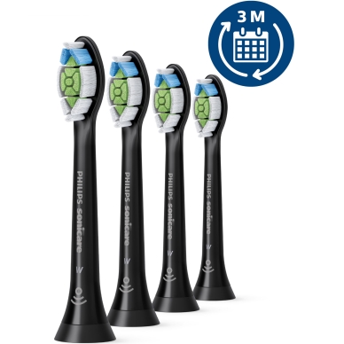 Philips Refiller Sonicare W2 Optimal schwarz, 4er-pack