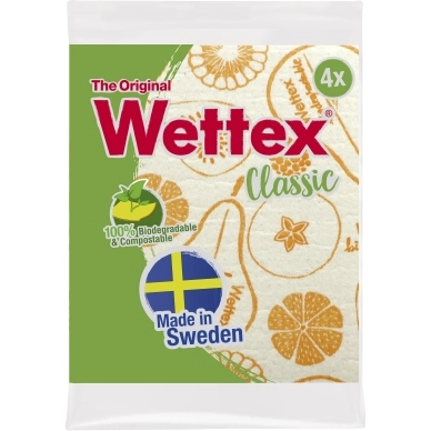 Vileda alt Oppvaskklut Wettex Classic hvit, 4 stk.
