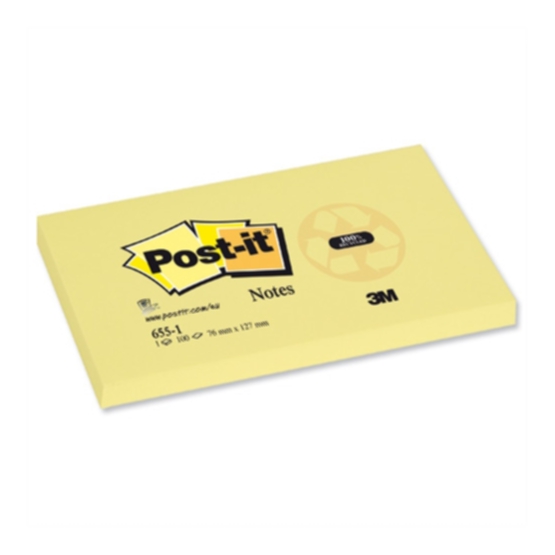 POST-IT Post-it 655, 76 x 127 mm, 12 stk.