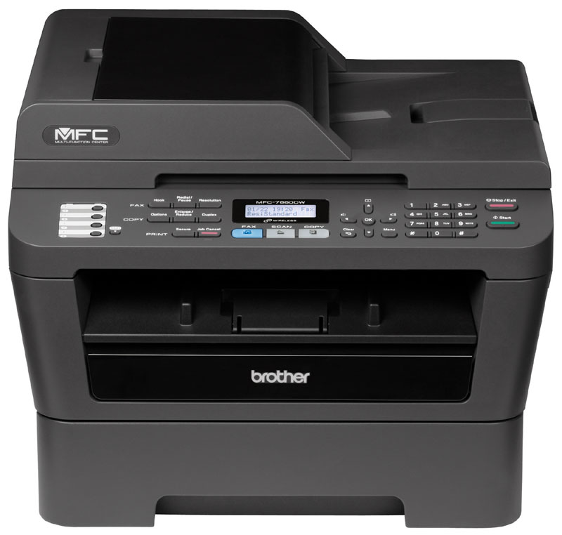 BROTHER BROTHER MFC 7860DW - toner och papper