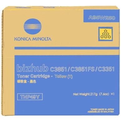 KONICA MINOLTA KONICA MINOLTA TNP-49 Y Tonerkassette gelb passend für: Bizhub C 3351;Bizhub C 3851;Bizhub C 3851 FS