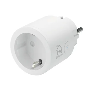 Smart Home strømbryter, 1xCEE 7/3, 10A, timer, hvit