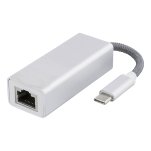 Bilde av Deltaco Deltaco Usb-c Nettverksadapter, Sølv Usbc-1080 Tilsvarer: N/a