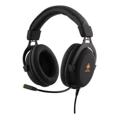 DELTACO Deltaco DH310 Gaming Headset 57mm, LED, sort 7333048031341 Modsvarer: N/A