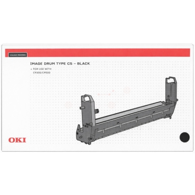 OKI Imaging-tromle sort Type C5 30.000 sider 41963408 Modsvarer: N/A