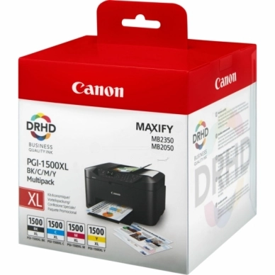 CANON alt Bläckpatron PGI-1500XL MultiPack Bk,C,M,Y