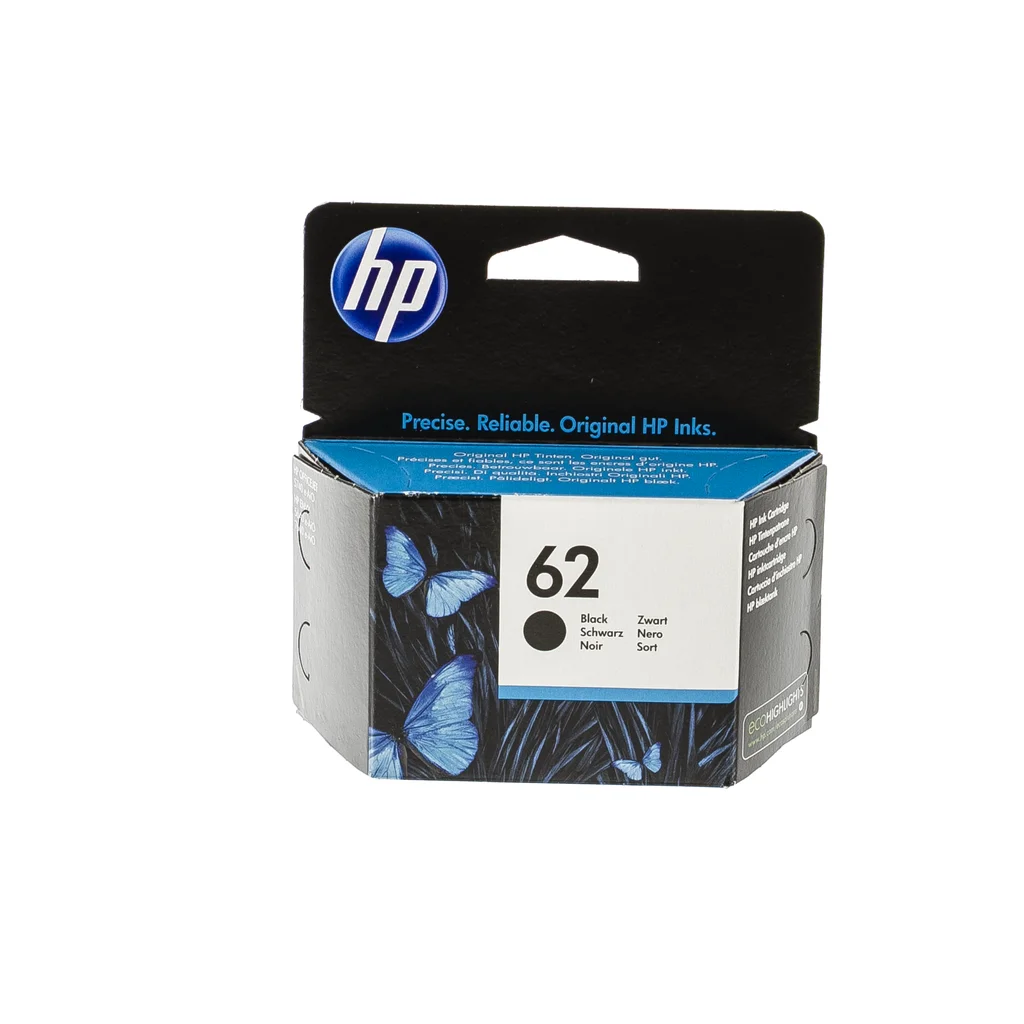 HP 62 Bläckpatron Svart