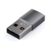 Satechi Adapter USB-A till USB-C, Space Grey