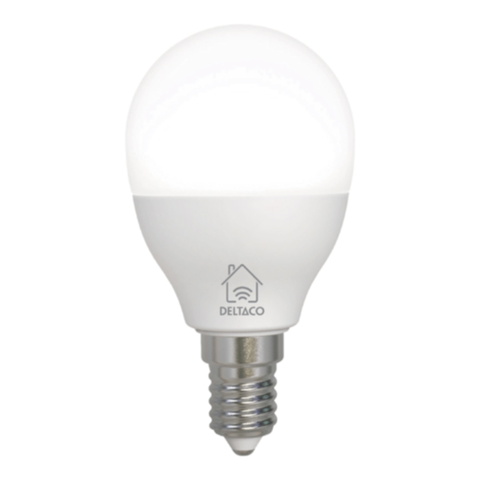 Smart Home LED-lampa, E14, Dimbar, 2700K-6500K, 4.9W, WiFi