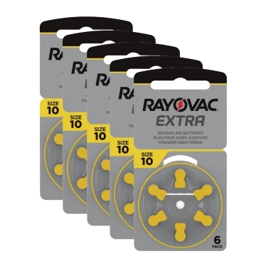 RAYOVAC alt Rayovac Extra Advanced ACT 10 gul 5-pakk