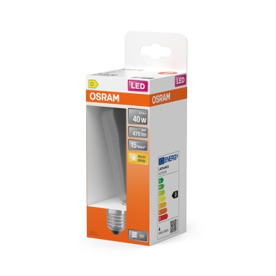 OSRAM LED Edison 40 Kirkas 3,4W 827 E27 4099854467899 Vastaa: N/A