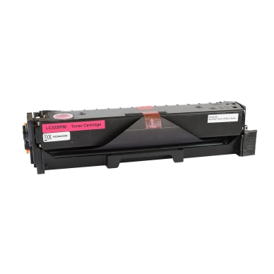 Tonerkassett, ersätter Lexmark C3220M0 Magenta