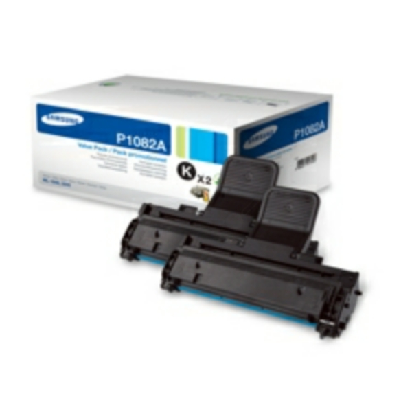 Samsung Tonerkassett svart twin pack, 1.500 sider MLT-P1082A Tilsvarer: N/A