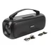 Streetz TWS Boombox, IPX5, BT 5/AUX/USB-A, RGB-LED, svart
