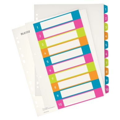 Leitz alt Register printbar PP A4+ 1-10 WOW farver